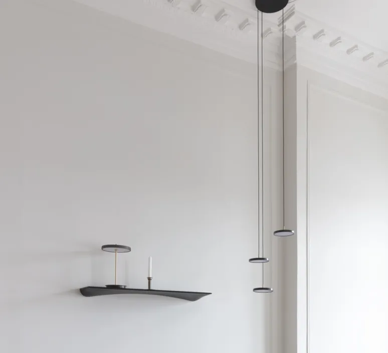 Suspension*Umage Suspension, Asteria Micro et Cluster 3, , LED, 3000K, 370 lm, Ø25cm, H8,5cm - noir