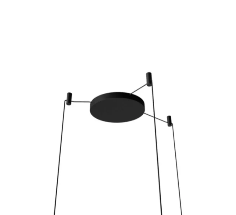 Suspension*Umage Suspension, Asteria Micro et Cluster 3, , LED, dim, 3000K, 370 lm, Ø25cm, H8,5cm - gris anthracite