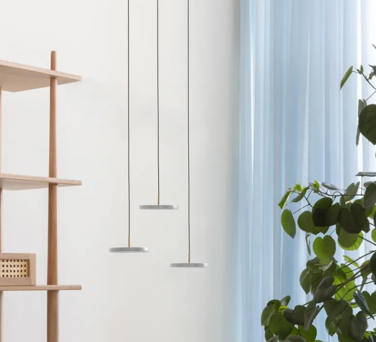 Suspension*Umage Suspension, Asteria Micro et Cluster 3, , LED, 3000K, 370 lm, Ø25cm, H8,5cm - brume