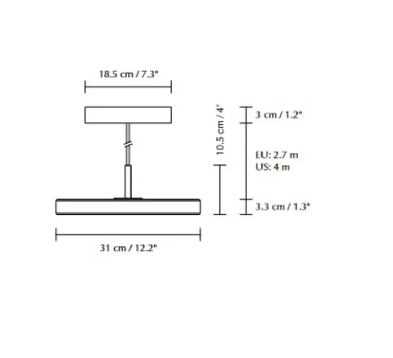 Suspension*Umage Suspension, Asteria Mini, , Ø31cm, H3,3cm - laiton