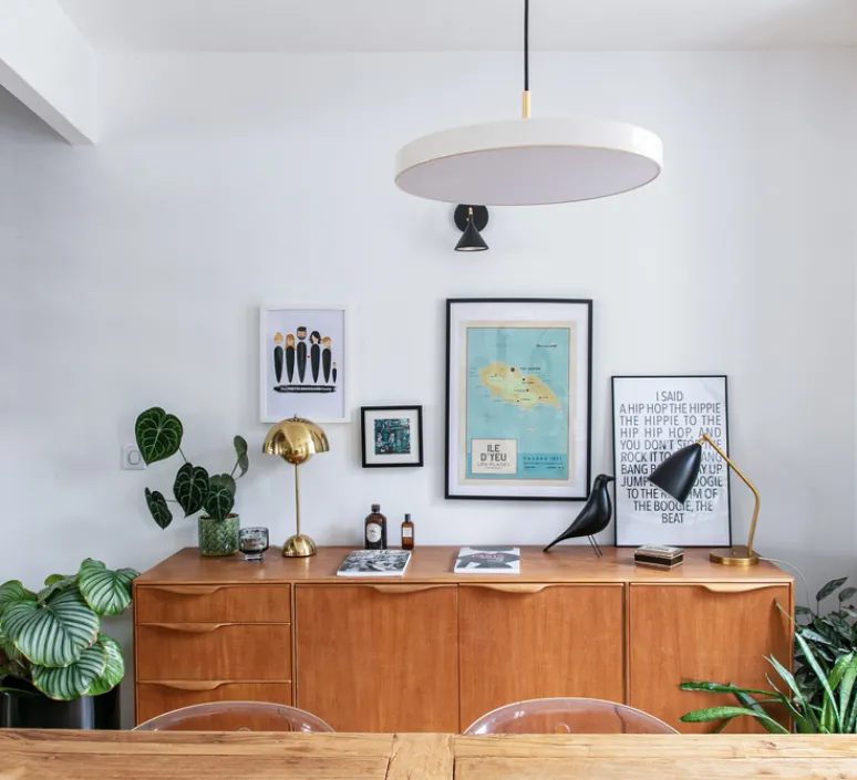 Suspension*Umage Suspension, Asteria Mini, , LED, 3000K, 900lm, Ø31cm, H14cm - perle blanc