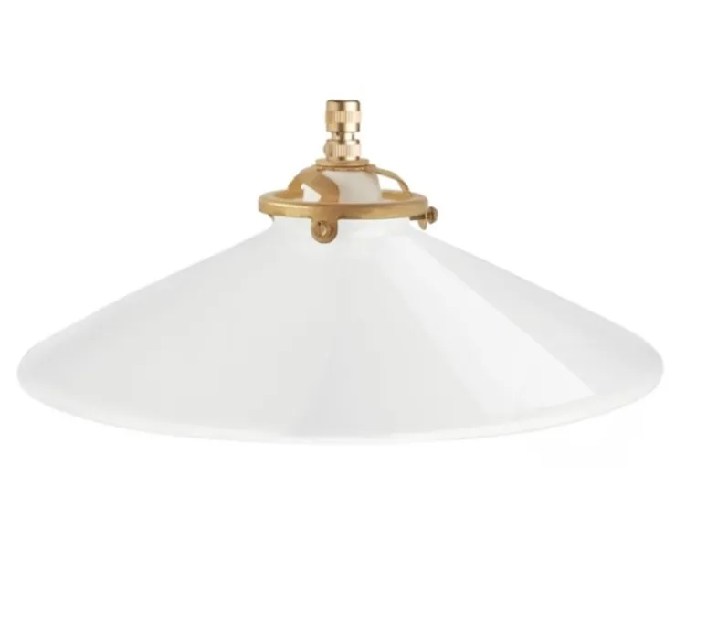 Suspension*Zangra Suspension, astrid.002, , L25cm, H7,5cm - blanc, laiton, noir