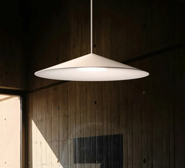 Suspension*Zero Suspension, Attic, , LED, dim, 3000K, 875 lm, Ø52,4cm, H10cm - blanc