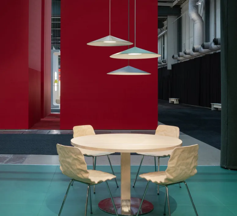 Suspension*Zero Suspension, Attic, , LED, dim, 3000K, 875 lm, Ø52,4cm, H10cm - blanc