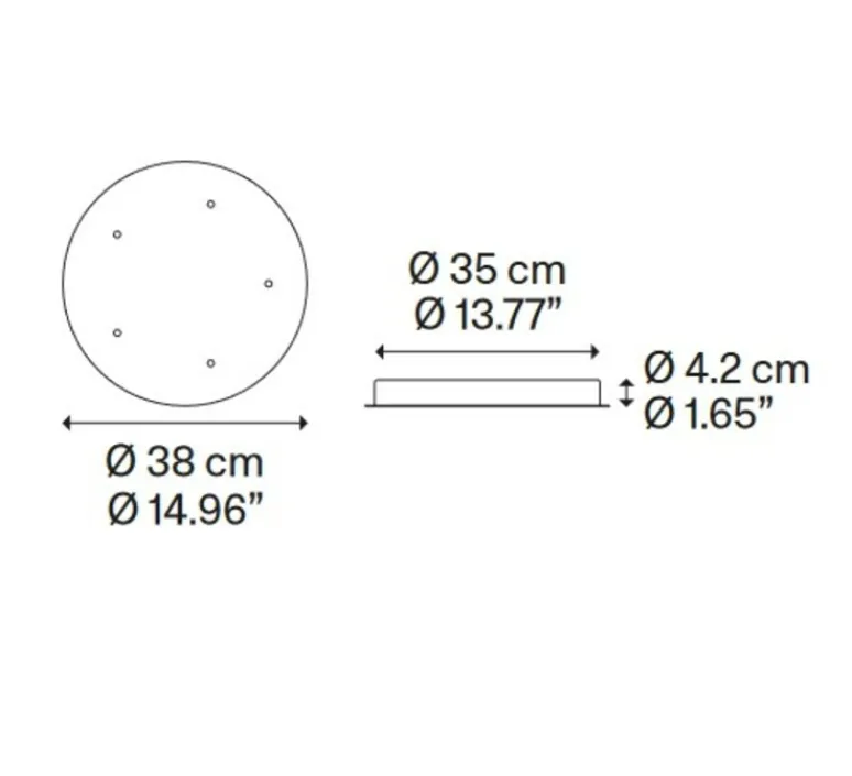 Suspension*Lodes Suspension, A-Tube Nano cluster 5 pièces avec rosace, , LED, 2700K, 450 lm, Ø10cm, H60cm - noir mat