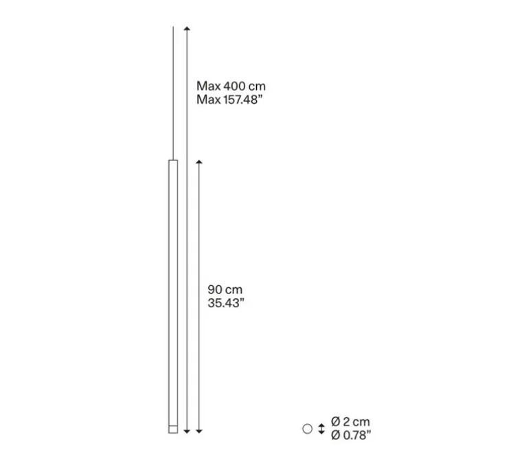 Suspension, A-Tube Nano cluster 7 pièces avec rosace, chrome, LED, 2700K, 450 lm, Ø38cm, Hcm - Lodes
