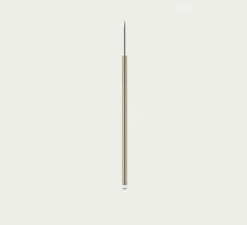 Suspension, A-Tube Nano medium sans rosace, champagne mat, LED, 3000K, 480 lm, Ø2cm, H60cm - Lodes