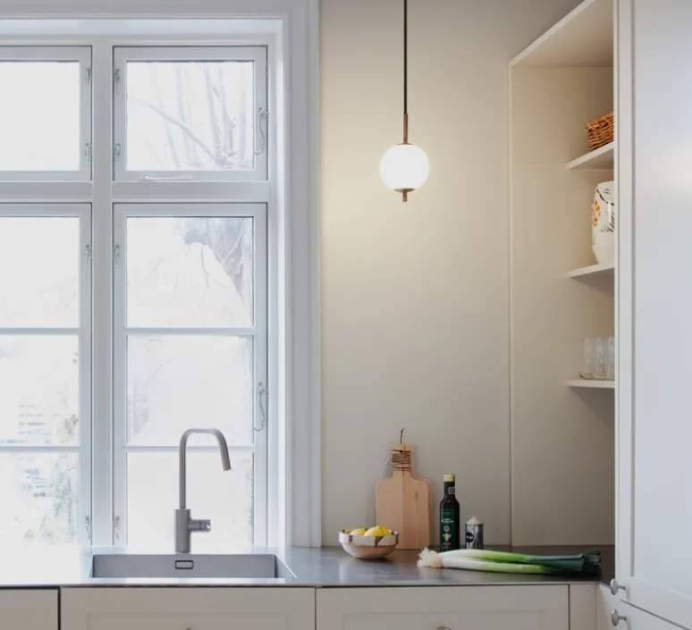 Suspension*Umage Suspension, Audrey 1, , LED, 2700K, 460 lm, Ø12cm, H22,5cm - laiton