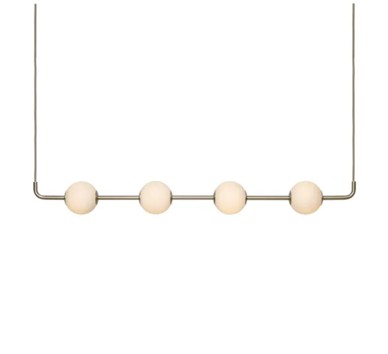 Suspension*Umage Suspension, Audrey linear, , LED, 2700K, 2230 lm, Ø12cm, H117,5cm - laiton