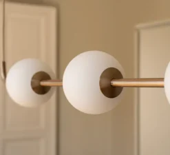 Suspension*Umage Suspension, Audrey linear, , LED, 2700K, 2230 lm, Ø12cm, H117,5cm - laiton