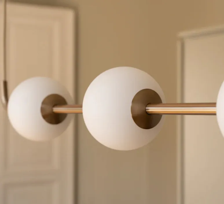 Suspension*Umage Suspension, Audrey linear, , LED, 2700K, 2230 lm, Ø12cm, H117,5cm - laiton