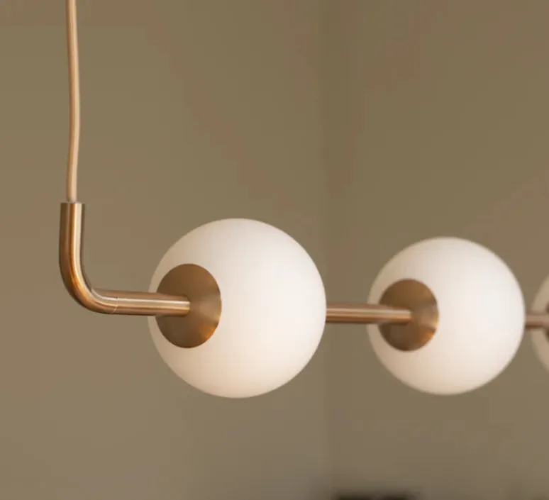 Suspension*Umage Suspension, Audrey linear, , LED, 2700K, 2230 lm, Ø12cm, H117,5cm - laiton