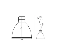 Suspension*Jieldé Suspension, Augustin 360, , Ø36cm, H39,8cm - bourgogne, mat
