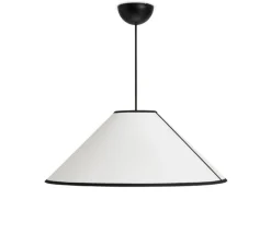 Suspension*HAY Suspension, Ava Cone 600, , Ø60cm, H23,5cm - blanc et noir