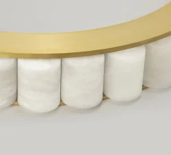 Suspension, Avalon Large, laiton satiné, LED, 2700K, Ø101cm, H7cm - CTO lighting