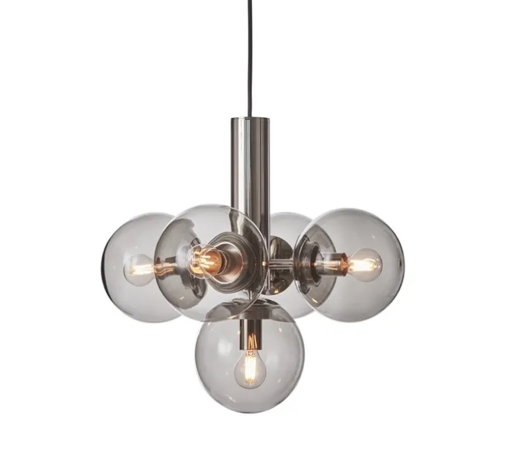 Suspension, Avenue 43, nickel, Ø43cm, H40cm - Cobankeryd