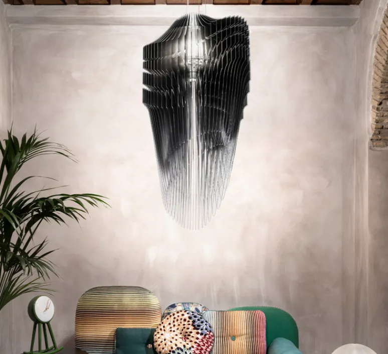 Suspension*Slamp Suspension, Avia S, , Ø35cm, H32cm - noir