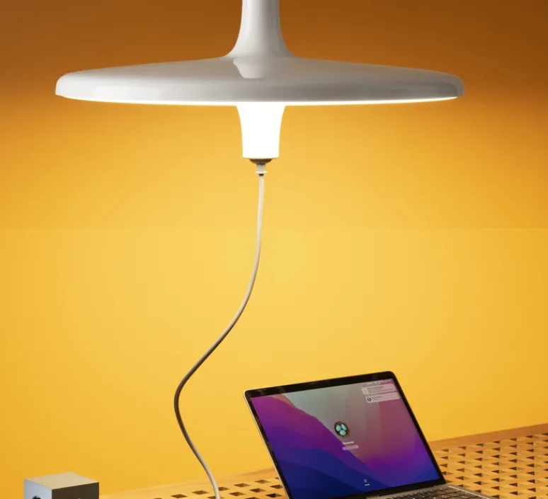 Suspension*Martinelli Luce Suspension, Avro, , LED, dim, 2700K, 5000 lm, Ø60cm, H25cm - blanc