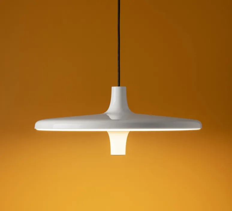 Suspension*Martinelli Luce Suspension, Avro, , LED, dim, 2700K, 5000 lm, Ø60cm, H25cm - blanc