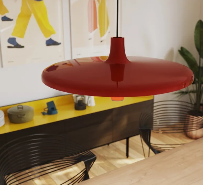 Suspension*Martinelli Luce Suspension, Avro, , LED, dim, 2700K, 5000 lm, Ø60cm, H25cm - orange