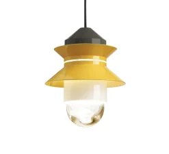 Suspension*Marset Suspension, baladeuse d'extérieur, Santorini, IP65, , H25,8cm - moutarde