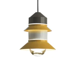 Suspension*Marset Suspension, baladeuse d'extérieur, Santorini, IP65, , H25,8cm - moutarde