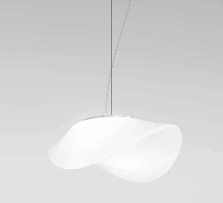 Suspension*Vistosi Suspension, Balance SP M, , LED, L46cm, H17cm - blanc brillant