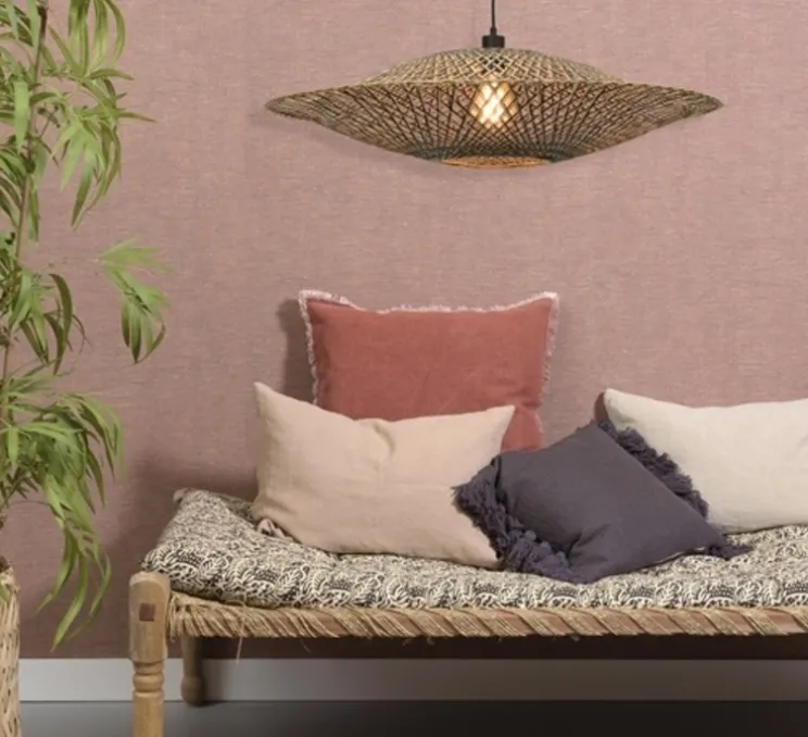 Suspension, Bali L, naturel, Ø87cm, H20cm - Good&Mojo