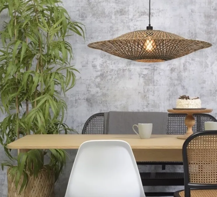 Suspension, Bali L, naturel, Ø87cm, H20cm - Good&Mojo