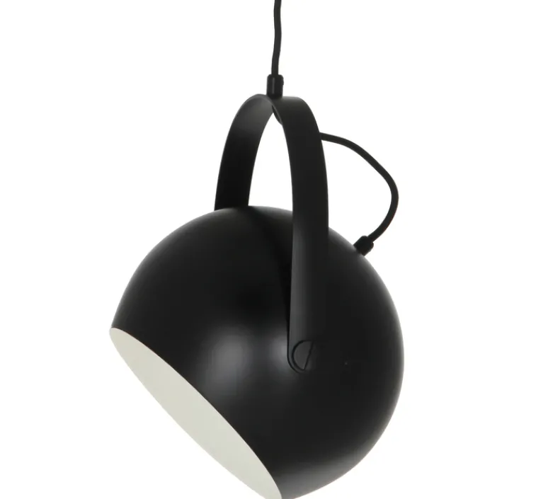 Suspension*Frandsen Suspension, Ball avec poignée, , Ø19cm, H24cm - noir mat