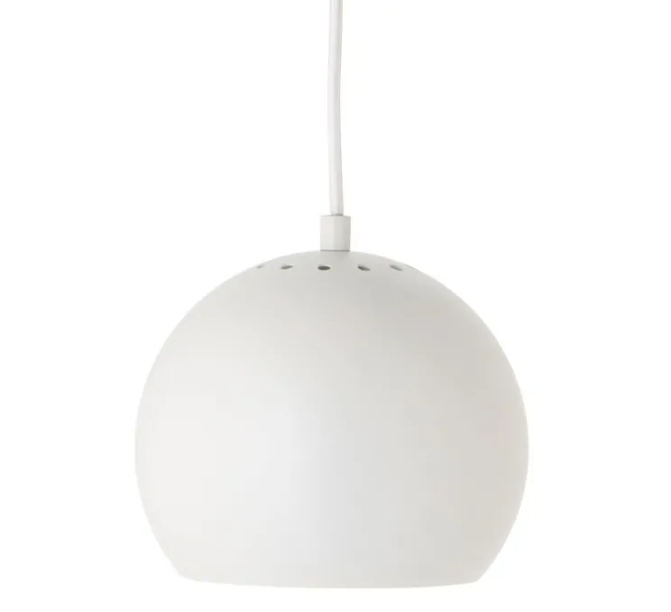 Suspension, Ball, blanc mat, Ø18cm, H15cm - Frandsen