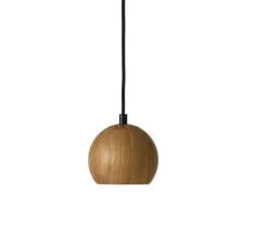 Suspension*Frandsen Suspension, Ball, bois de , Ø12cm, H10cm - chêne