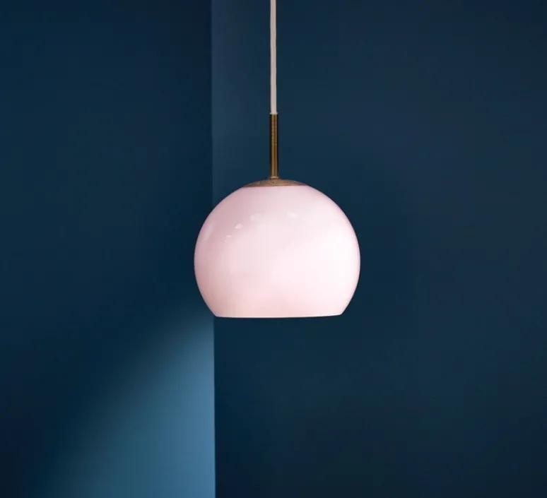 Suspension*Frandsen Suspension, Ball glass, , Ø18cm, H15cm - rose opalin
