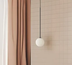 Suspension*Aromas del Campo Suspension, Ball, , Ø20cm, H68cm - noir mat