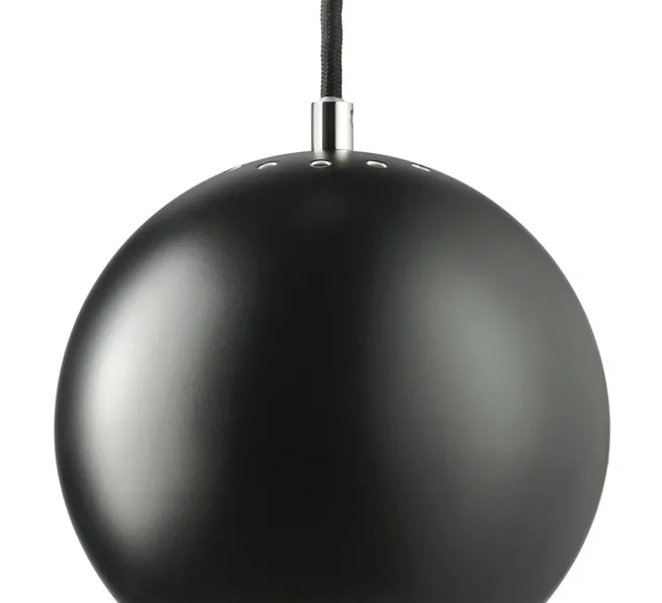 Suspension, Ball, noir mat, Ø18cm, H15cm - Frandsen