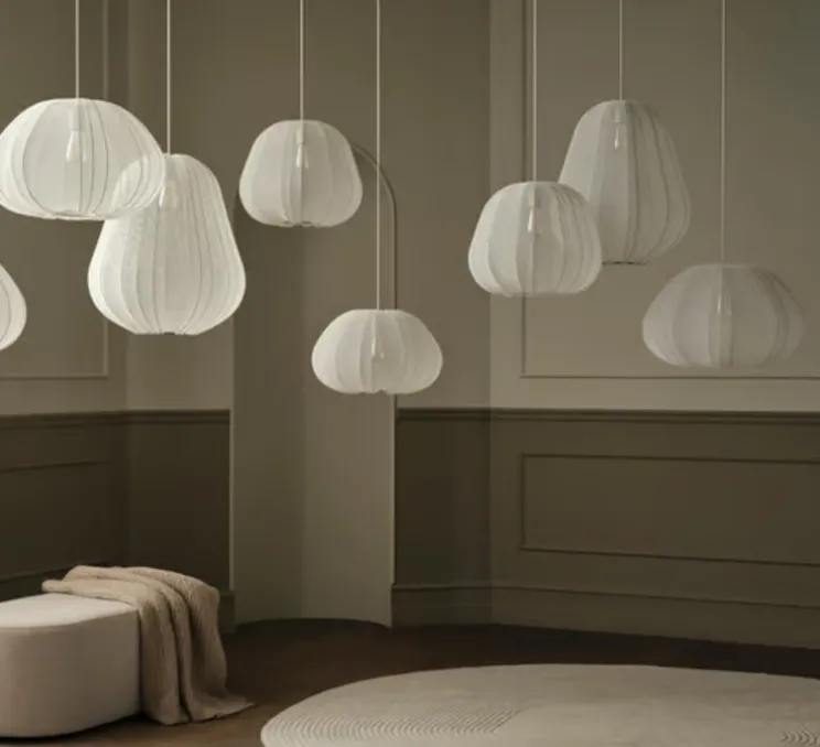 Suspension, Balloon Bell, écru, Ø47cm, H40cm - Bolia