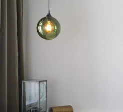 Suspension*Design by us Suspension, Ballroom, , Ø20cm, contour argenté - vert