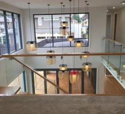 Suspension, Bamboo Light L, noir, H55cm, Ø38cm- Forestier