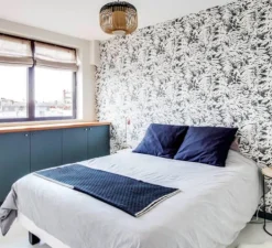 Suspension, Bamboo light outdoor S, noir, Ø35cm, H23cm - Forestier