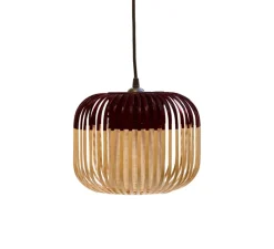 Enfants|Suspension*Forestier Suspension, Bamboo Light XS, noir, Ø27cm, H20cm - bambou, noir