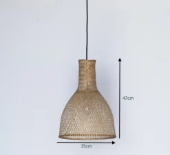Suspension*Ay Illuminate Suspension, Bamboo M3, , Ø35cm, H47cm - naturel