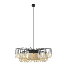 Suspension*Forestier Suspension, Bamboo Up and Down XXL, , Ø80cm, H26cm - noir