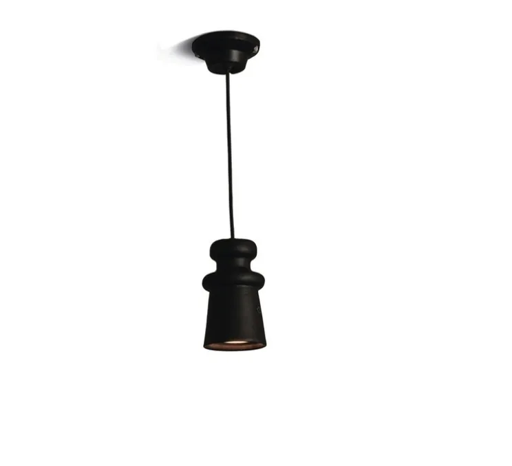 Suspension, Battersea, noir, IP44, Ø12,5cm, H20cm - Toscot