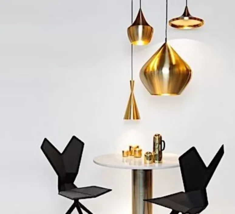 Suspension*Tom Dixon Suspension, Beat Stout, , LED, dim, 3000k, 800 lm, Ø52cm, H50cm - laiton brossé