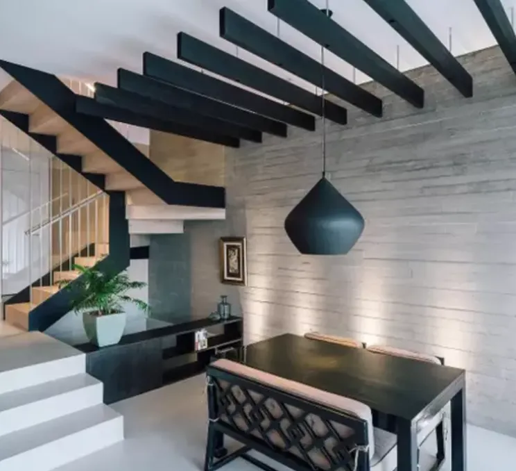 Suspension, Beat Stout, noir mat, laiton, LED, dim, 3000k, 800 lm, Ø52cm, H50cm - Tom Dixon