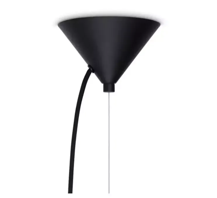 Suspension, Beat Stout, noir mat, laiton, LED, dim, 3000k, 800 lm, Ø52cm, H50cm - Tom Dixon