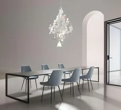 Suspension*Karman Suspension, Beautiful Mess, , Ø70cm, H180cm - blanc mat