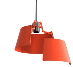 Suspension, Bella, orange vif, Ø27cm, H32cm - Tonone