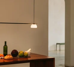 Suspension*Nexia Suspension, Belle 09 semi, , LED, 2700K, 975 lm, H300cm, L150,2cm - Noir graphite