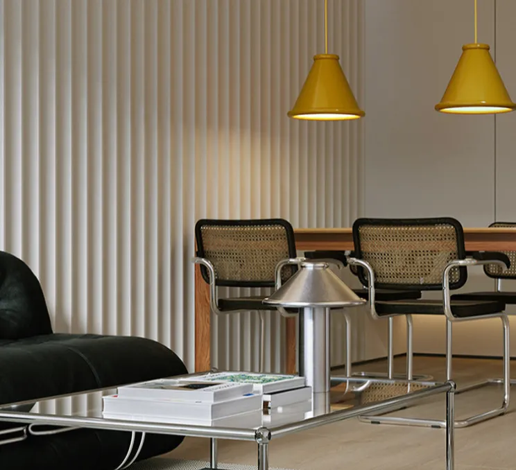 Suspension, Belle, Jaune miel, LED, dim, 2700K, 581 lm, Ø36cm, H28,5cm - Belid